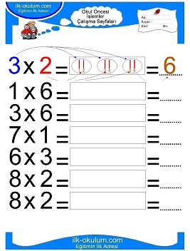 Çocuklar İçin toplam işlemi yaprak testleri 